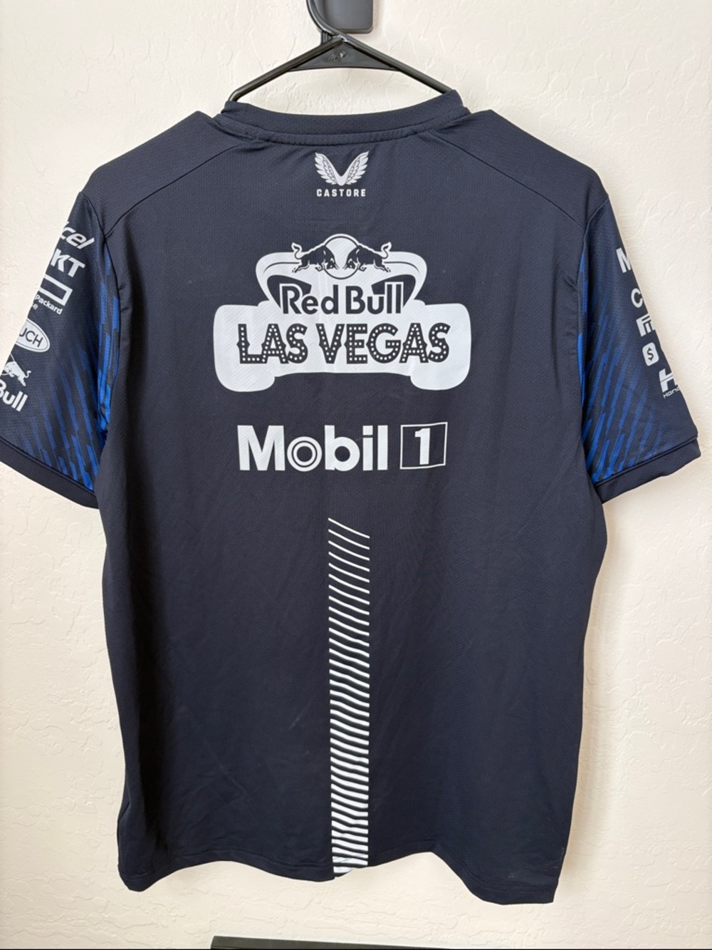 Castore Navy Red Bull Racing 2023 Las Vegas Grand Prix Set Up T Shirt